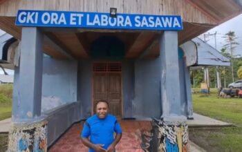 Gereja GKI Ora Et Labora Dapat Bantuan Material dari Polres Yapen, Pdt. Gerson: Ini Kerja Sama yang Mulia